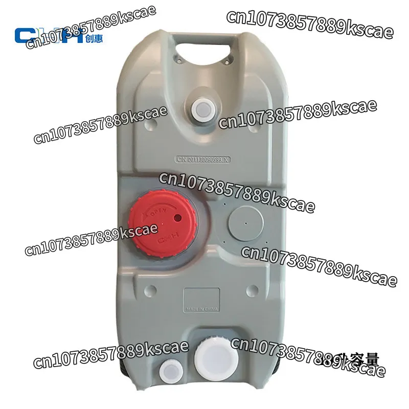 RV Camping Outdoor Wheeled Mobile Plastic Water Tank 25L 40L Portable Clear Water And Sewage Storage Box