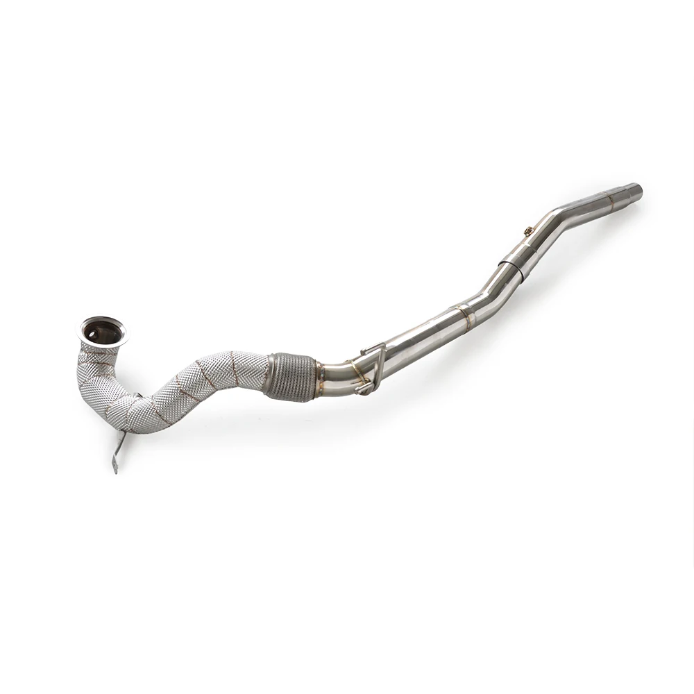 

For Volkswagen CC quattro 2.0T 2013+high-performance exhaust system, with downspout and stainless steel insulated straight pipe