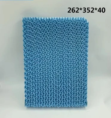 new 1pcs For Midea air conditioning fan accessories kraft paper wet curtain AC120-17ARW 262*352*40mm blue Air Conditioner Parts - view 3