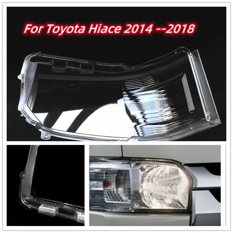 

HTTCY Для Toyota Hiace 2014 2015 2016 2017 2018 автомобильная фара, крышка объектива, абажур, стеклянная крышка