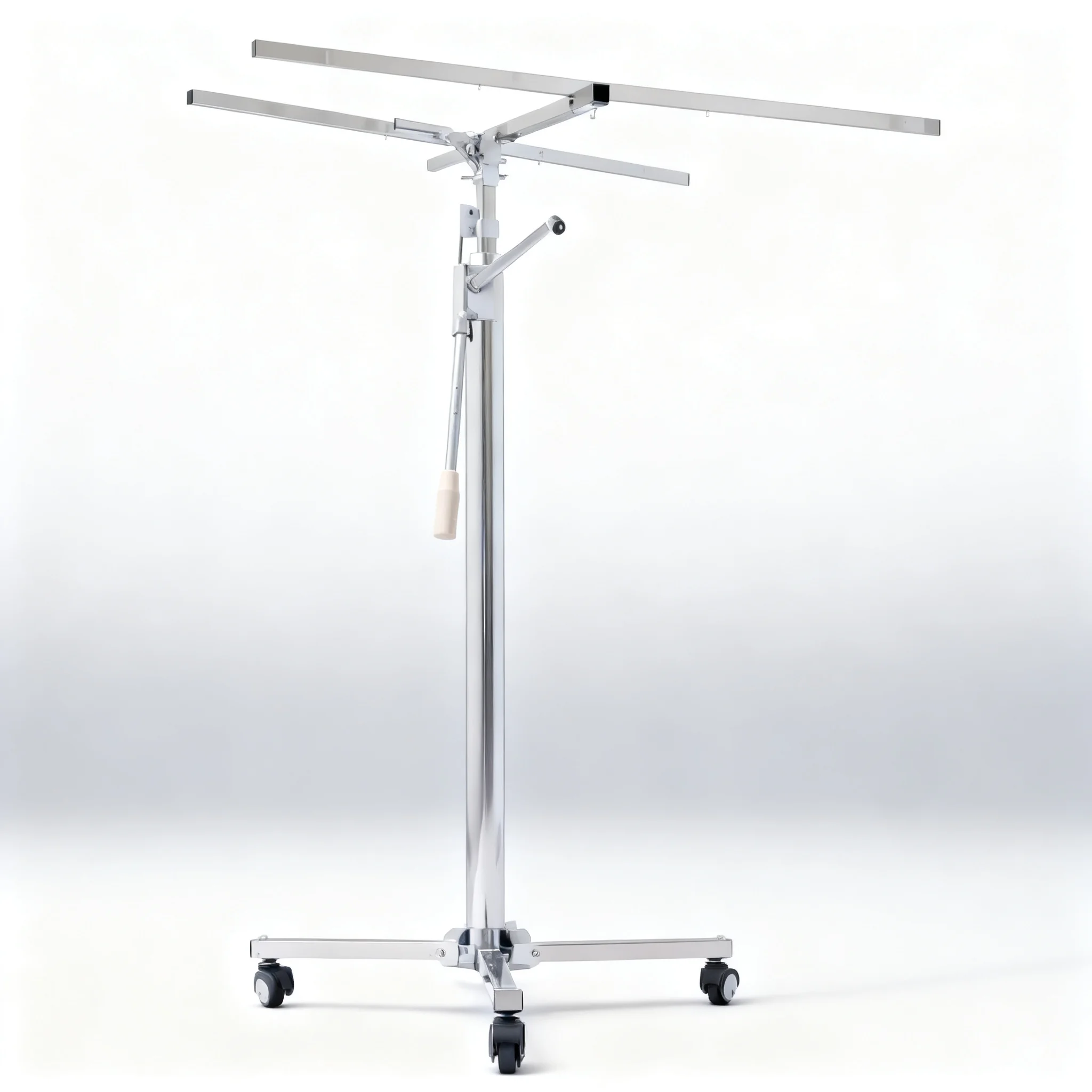 Portable Manual Drywall Lift, Stainless Steel Ceiling Gypsum Board Lifting Bracket for Woodworking Construction