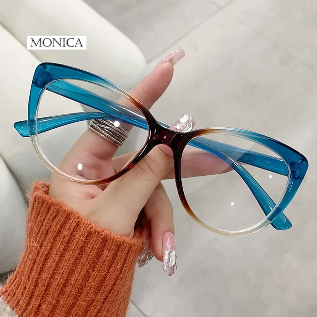 Photochromic Eyeglasses Frames For Women Optical Eyewear Fashion Computer Anti Blue Light Oval Ladies Plain Glass Spectacles AliExpress 200000297