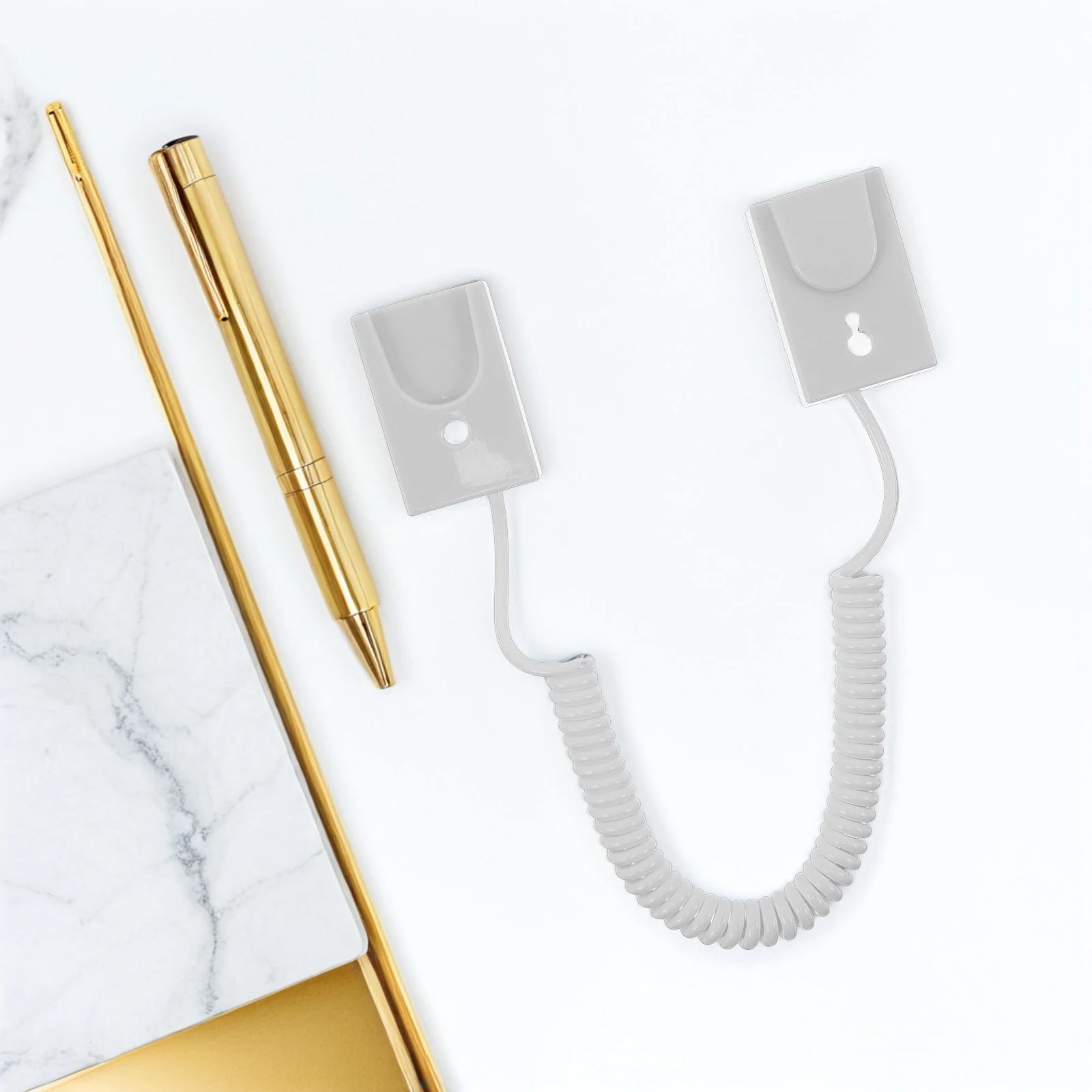 

1pcs Anti-Loss Elastic Remote Leash Cable Self-Adhesive Universal Security Tether For Phones Remote Controls Anti-Theft Phone
