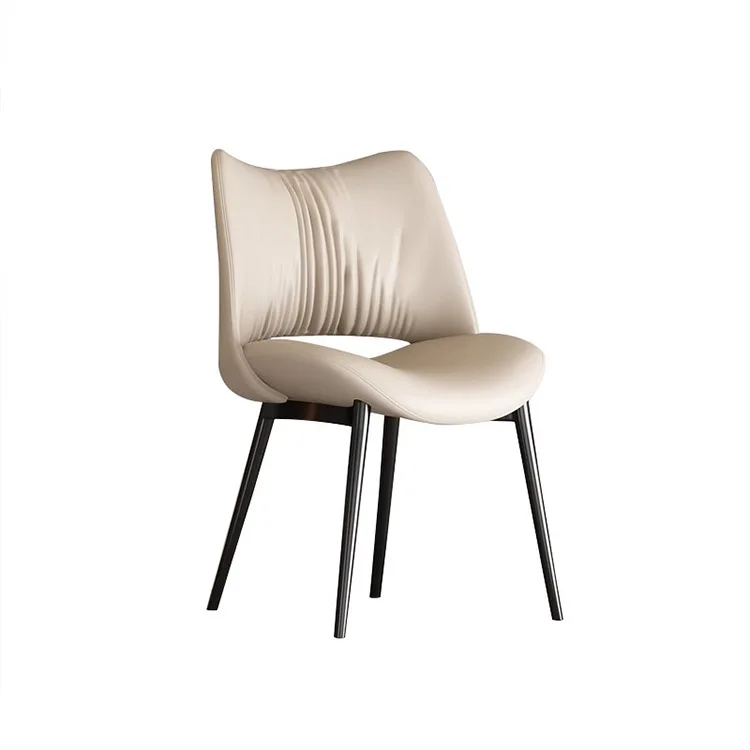 

Italian minimalist modern dining chair, family restaurant hotel high-end chair