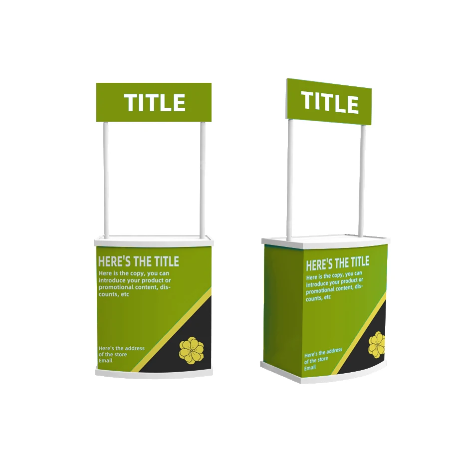 Plastic display stand Sales and marketing PVC promotional counter Showcase