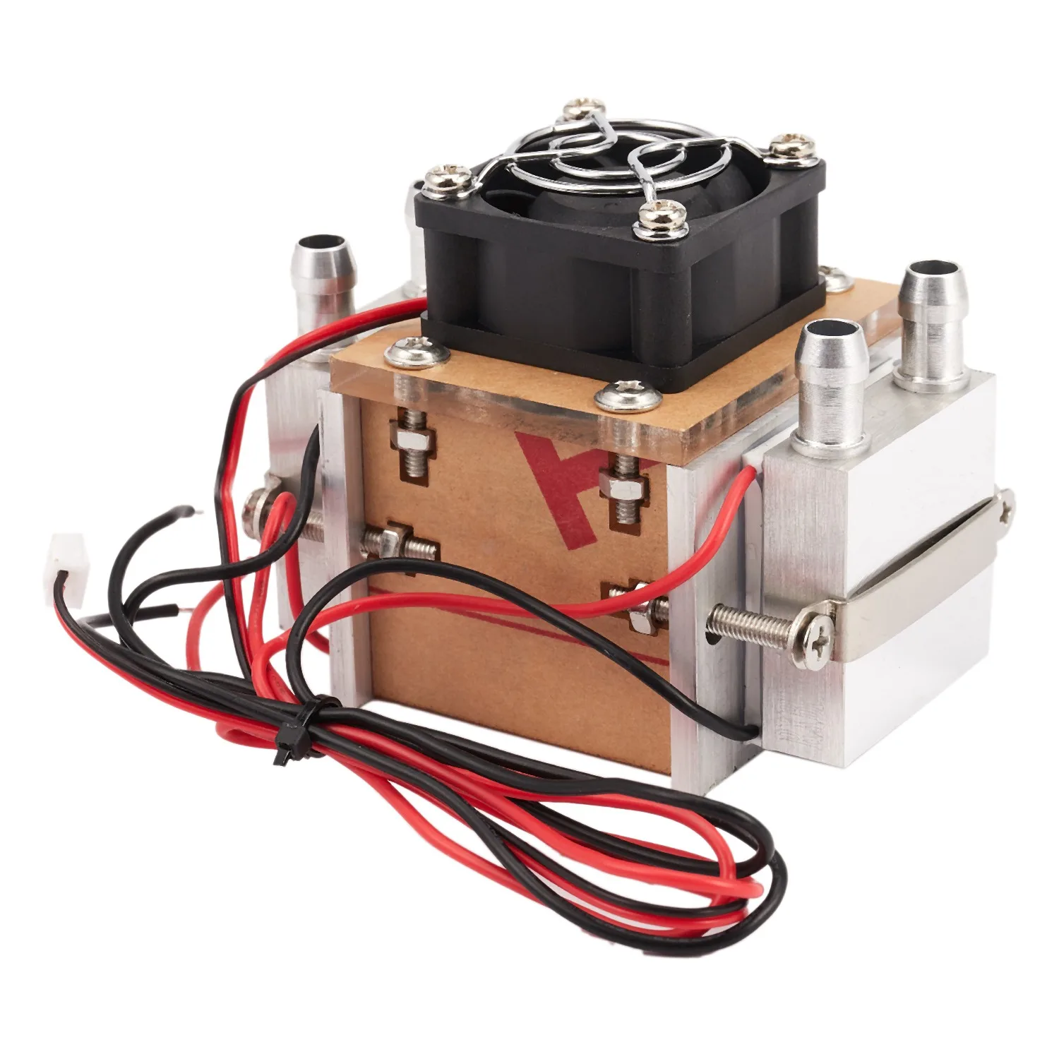 

FIZP 1 шт. DIY 120 Вт TEC Пельтье Полупроводниковый холодильник с водяным охлаждением, движение кондиционера для охлаждения и вентилятора