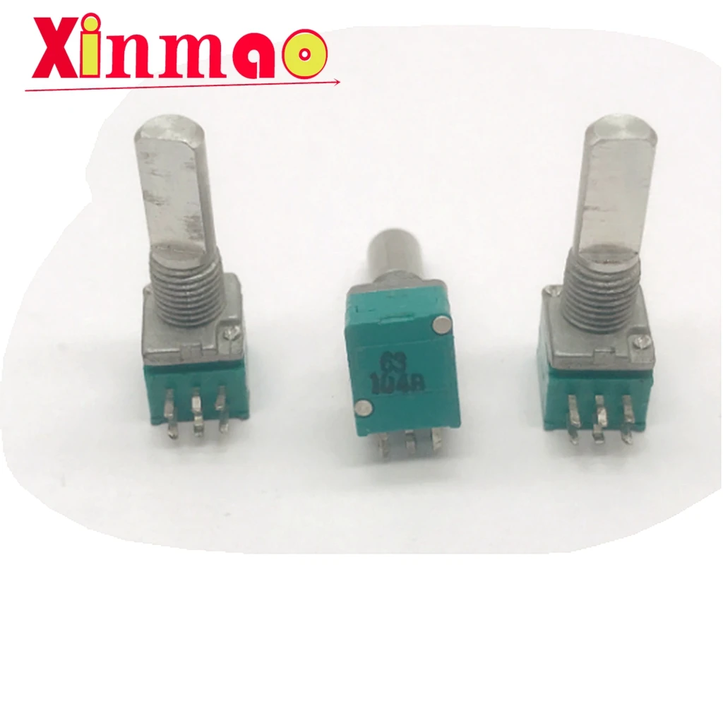 Taiwan Fuhua RK097 Precision Double Potentiometer B100K × 2 with Center Positioning Axis Length 20mm