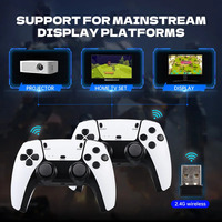 M15 4K Game Stick Mini TV Retro Video Game Console Wireless Gamepads Controller Handheld Game 128G 30000+ Games HD Output