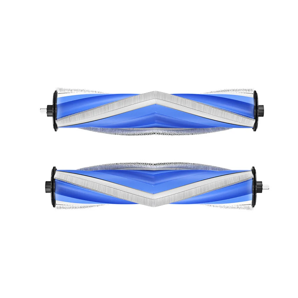 Sikat rol utama, 2 buah sikat lantai untuk Ecovacs Deebot X5/X5 Pro/X5 Omni/X5 Max/X2S suku cadang penyedot debu Robot