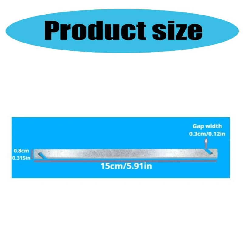 Security Door Gaps Adjustment Wrench Hand Tool, Double Head Designs Suitable for Enhances Privacy, Safe Lock Alignment 37JD