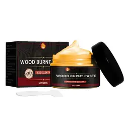 Wood Burning Gel Wood Craft Combustion Gel Heat Activated Paste For Wood Craft Accurately & Easily Burn For Crafting & Stencil