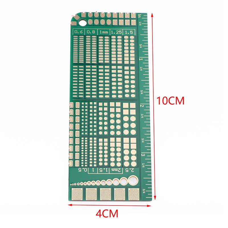 บอร์ดบัดกรีฝึกหัด PCB ขนาด100x40มม. สำหรับมือใหม่ FPV นักบินใหม่ปรับปรุงระดับการบัดกรีเครื่องมือ DIY