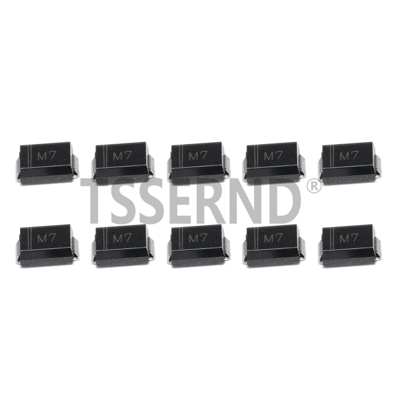 100pcs 1N4007 IN4007 1A 1000V M7 IN4007 1N4007 4007 1A 1000V