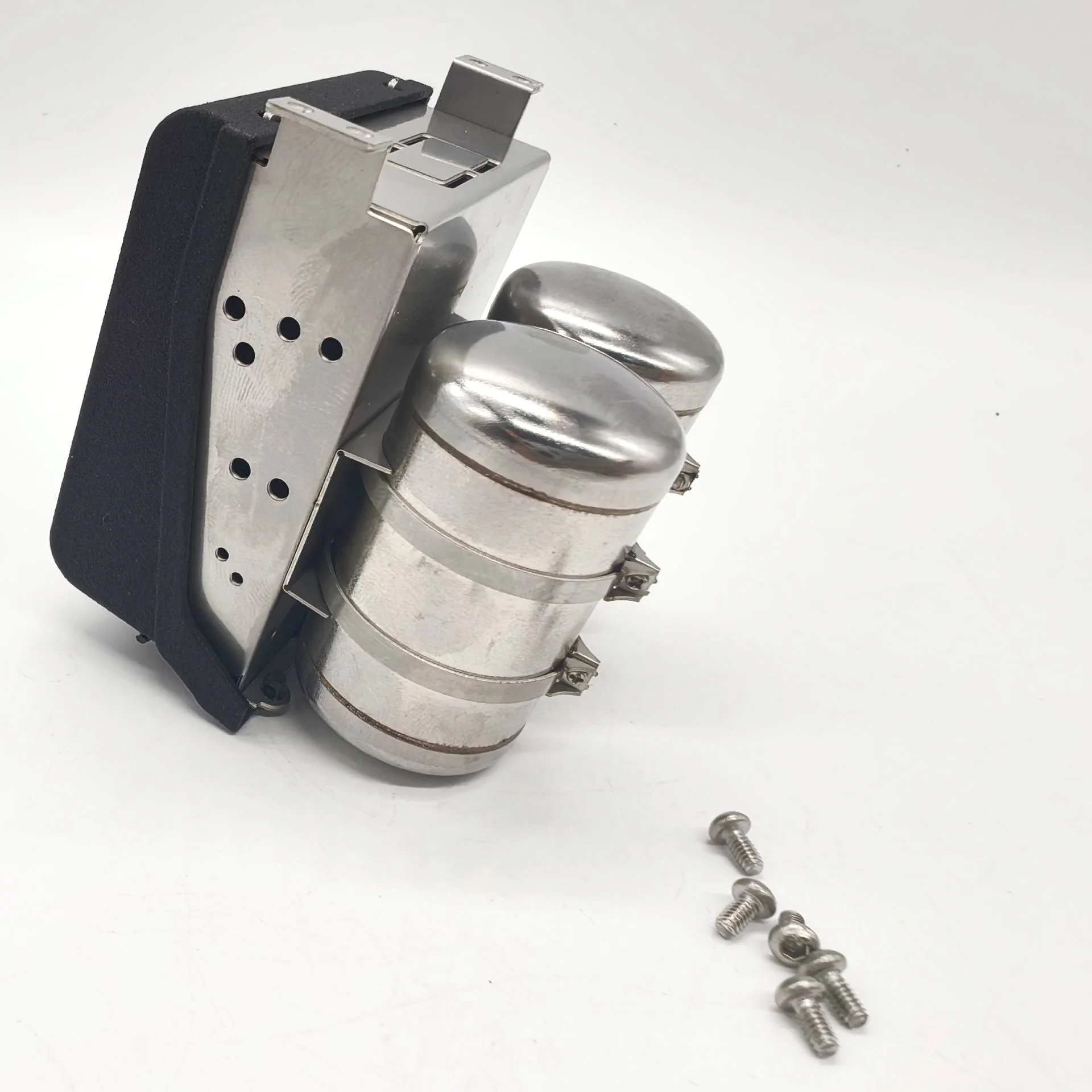 

RC 1/14 бак для хранения грузовиков, аккумуляторный ящик для грузовика Scania Tamiya, рулевой прицеп, детали для самостоятельного изготовления