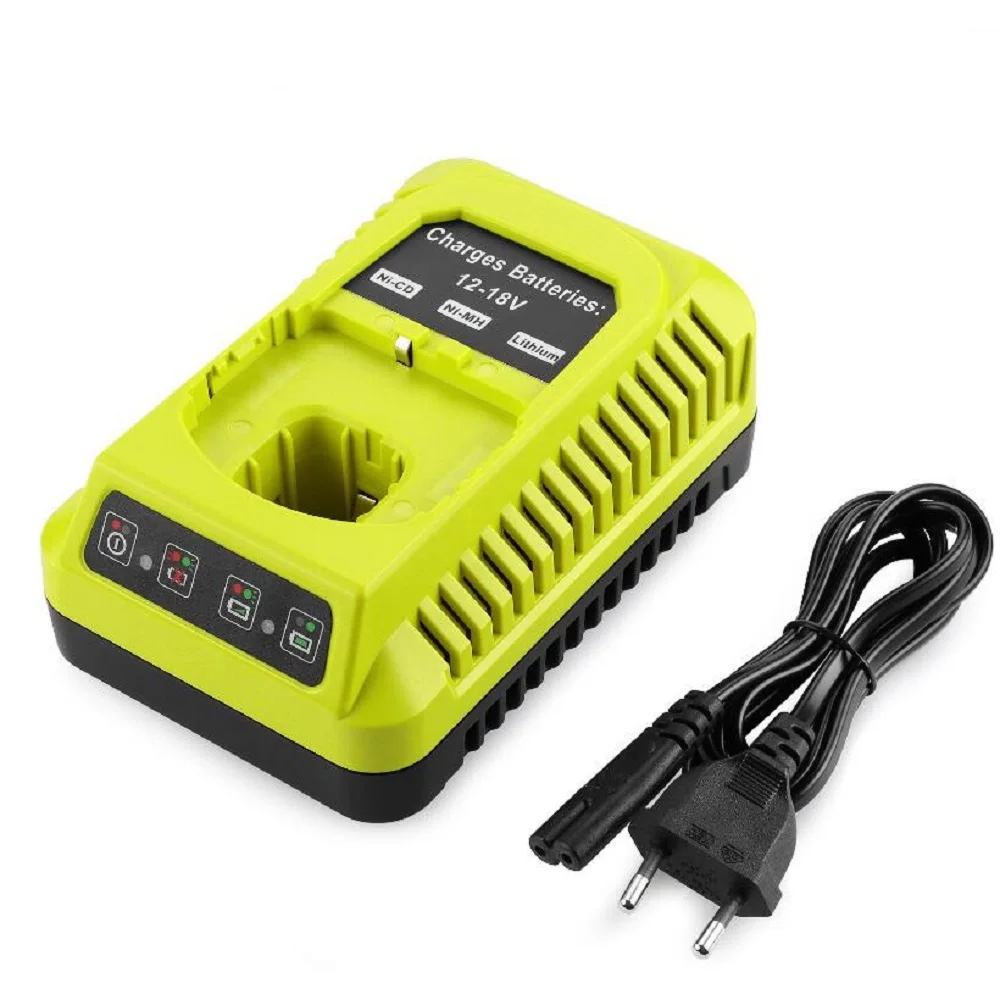 For Ryobi Replacement Charger for Ryobi Ni-CD Ni-MH Li-ion 14.4V 18V Battery P107 P108 P108 ONE+ P110 fast charging 3A Hotsell