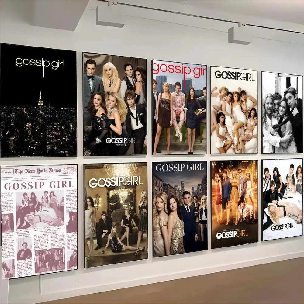 Gossip Girl TV Series Teen Drama Poster Living Room Bedroom Party Bar Decor Moisture-proof Art Wall Painting