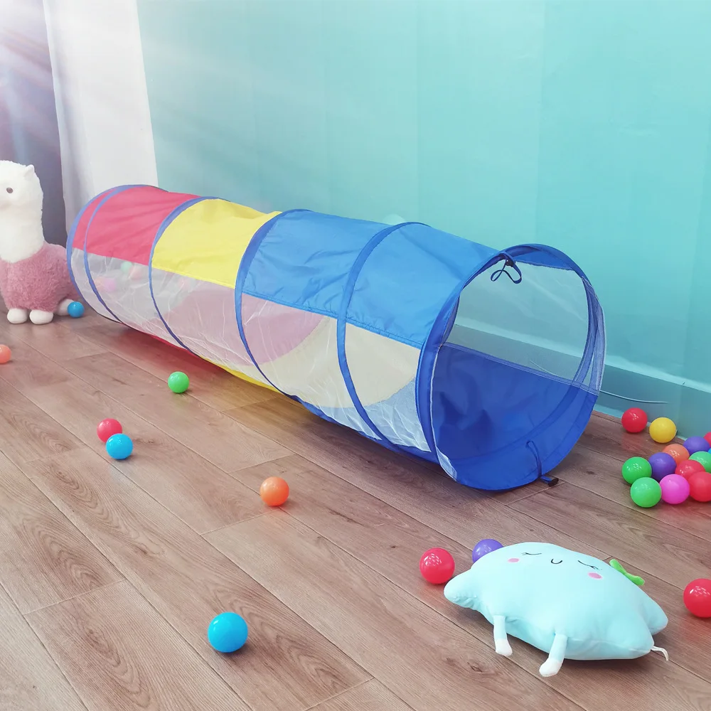 Tenda portatile per bambini Tunnel per gattonare parco giochi per bambini Tipi Infantil giochi per bambini tenda per bambini strisciante per interni all'aperto