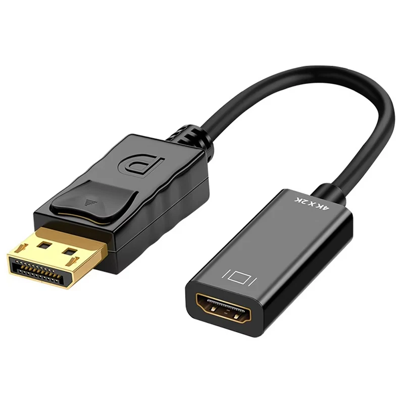 DP Adapter DP To HDMI-compatible 4K DisplayPort To HDMI-compatible Converter 4K 1080P Male PC Display Port To HDMI-compatible