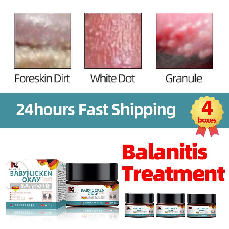 

Balanitis Foreskin Fungal Treatment Cream Anti Infection Glans Ointment Papules Pearl Rash Red White Dot Itch Germany Medicine