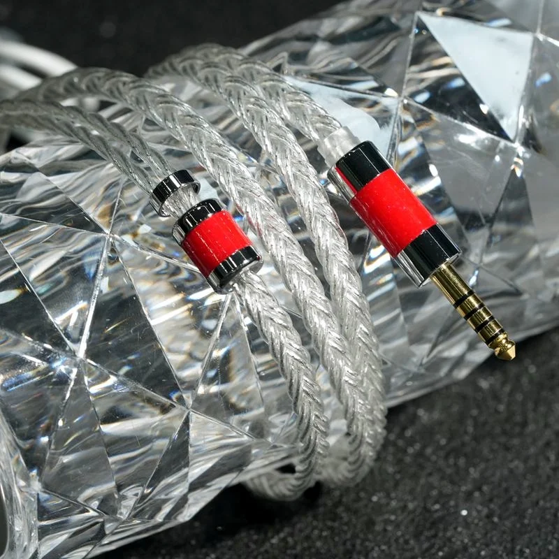 XINHS XH016 6-core monocrystalline copper silver plated palladium HIFI headphone upgrade cable 0.78 2PIN/IE900/MMCX