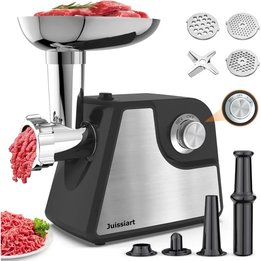 

Meat Grinder, 2-Speed Mode Electric Meat Grinders for Home Use, 300W[2500W Max], Sausage Maker