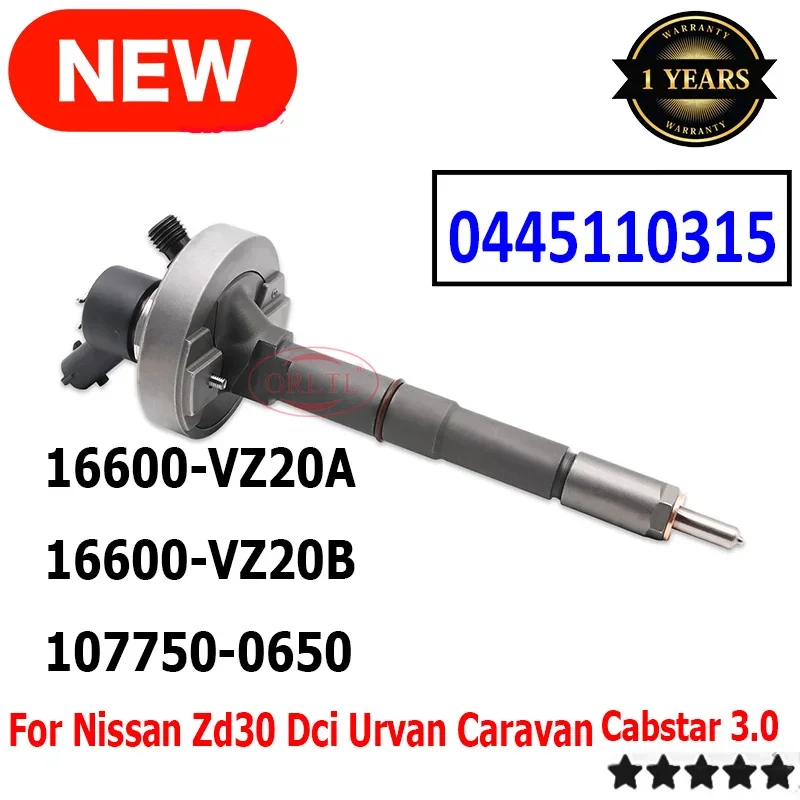 

0445110315 16600-VZ20A 16600-VZ20B A6600-VZ20A 107750-0650 для Nissan Zd30 Dci Urvan Caravan Cabstar 3,0