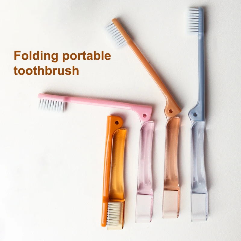 1 Pc Portable Disposable Travel Folding Toothbrush Camping Toothbrush Hiking Toothbrush Teeth Cleaning Tool