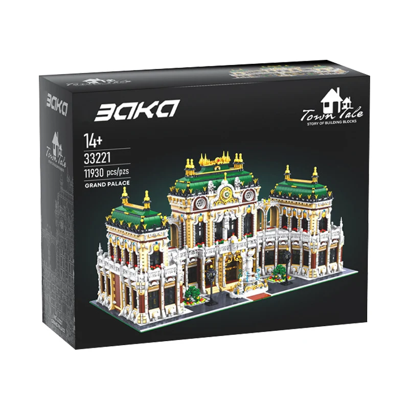 IN STOCK 33221 MOC Idea Street View Luxurious Palace Building Blocks Bricks Model Construction kit for Adults Christmas Gift Set