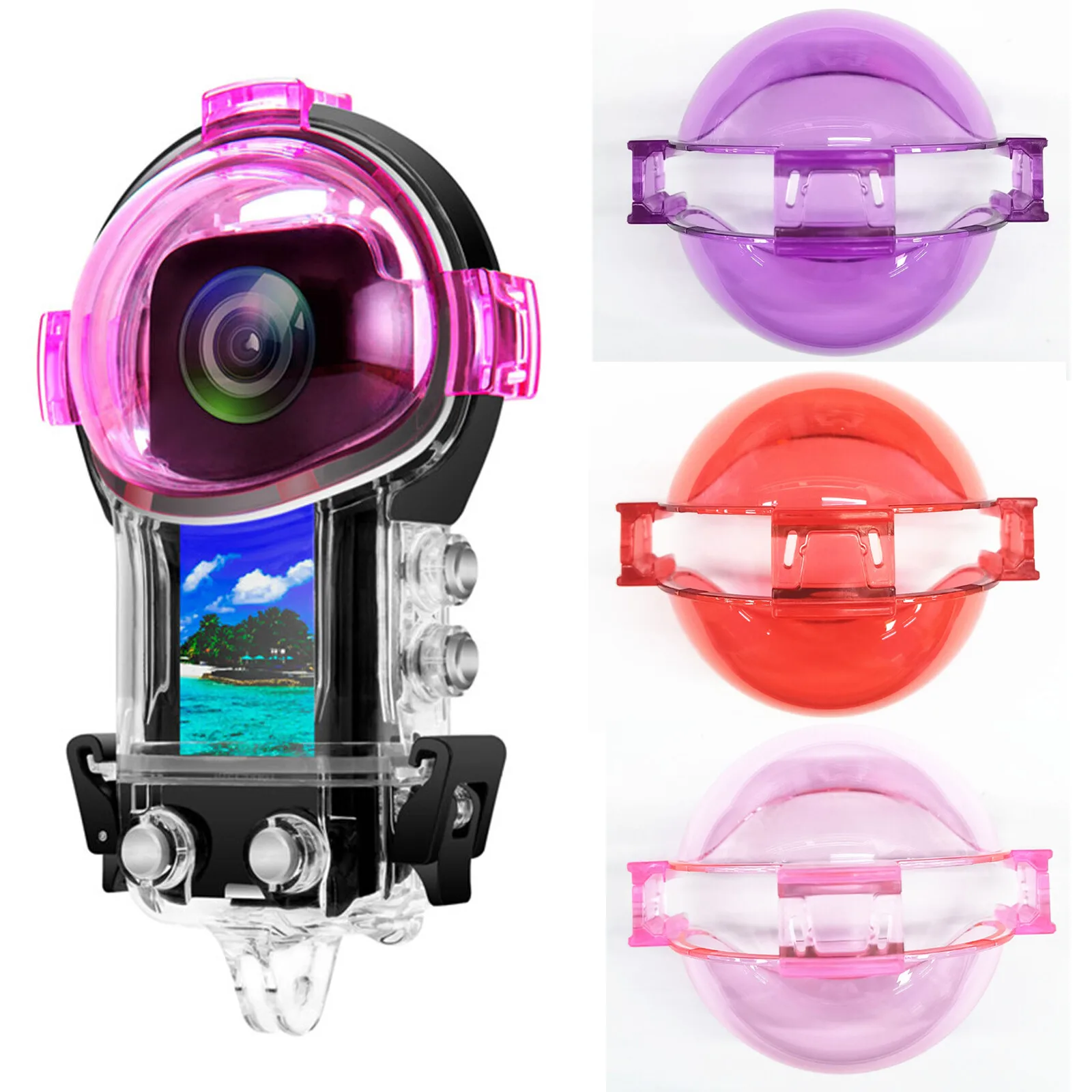 

Suitable for insta360 X3 dive housing filters underwater photography accessories