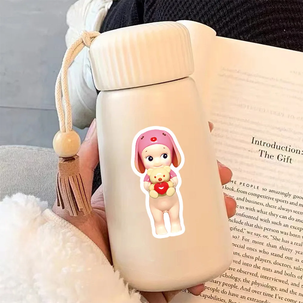 10/60PCS Leuke Sonny Angel Graffiti Sticker Kawaii Cartoon Decal Notebook Telefoon Gitaar Cup Skateboard Waterdichte Sticker Kid speelgoed