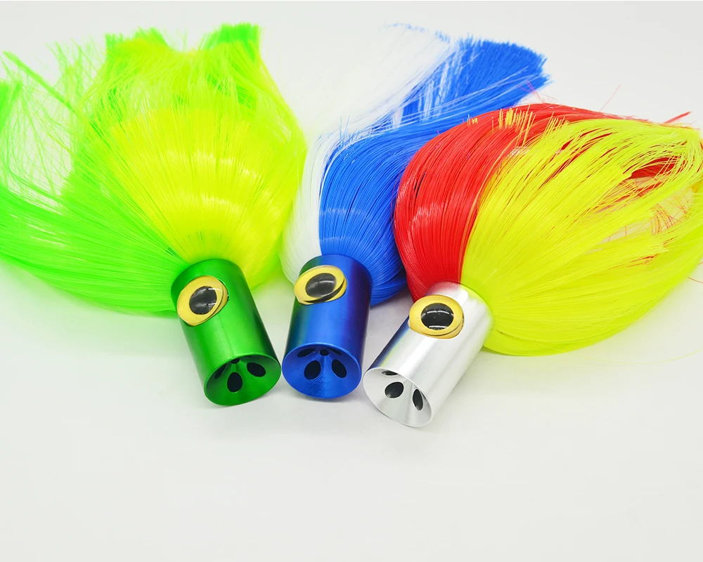 SXY FISHING Deep-sea fishing Fake lure False hair lure Wire yarn lure Drag the bait All Metal Octopus Lure Tuna S12A S12