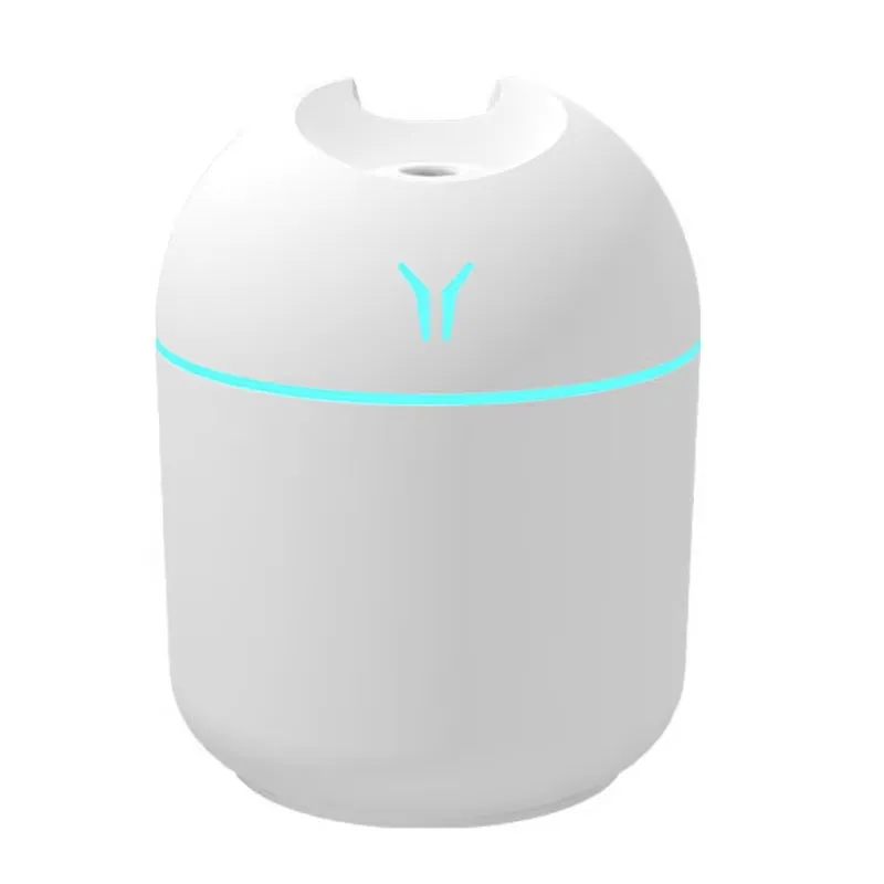 250 مللي موزع زيت عطري صغير USB رذاذ زيت طبيعي مرطب الهواء الكهربائي مع مصباح ليلي LED للمنزل مكتب غرفة نوم السيارة