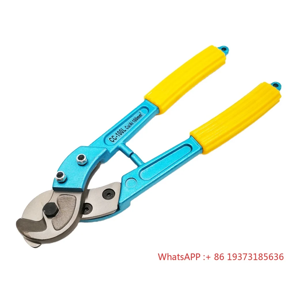 CC-100L Hand Cable Cutter Max 100mm2 for Copper and Aluminum Cable Cu/Al Cable Cutting Tool