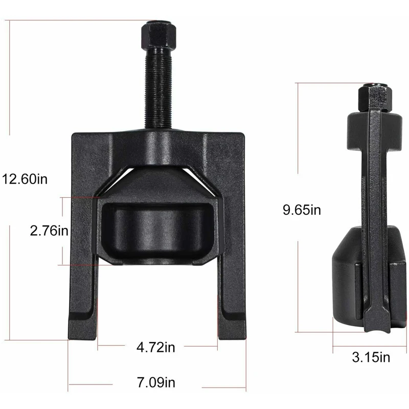 10102 Auto U Joint Pullers 1.5 to 2.2 For Class 7 & 8 Trucks and Machinery Puller Fits Spicer Drivelines Meritor Rockwell RPL