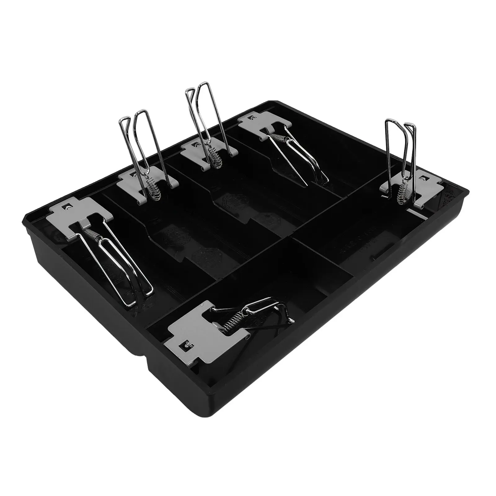 Cash Drawer Tray Plastic Sturdy Cash Register Insert Tray Multi-Grids Cashier Box Money Storage Stand for Supermarket