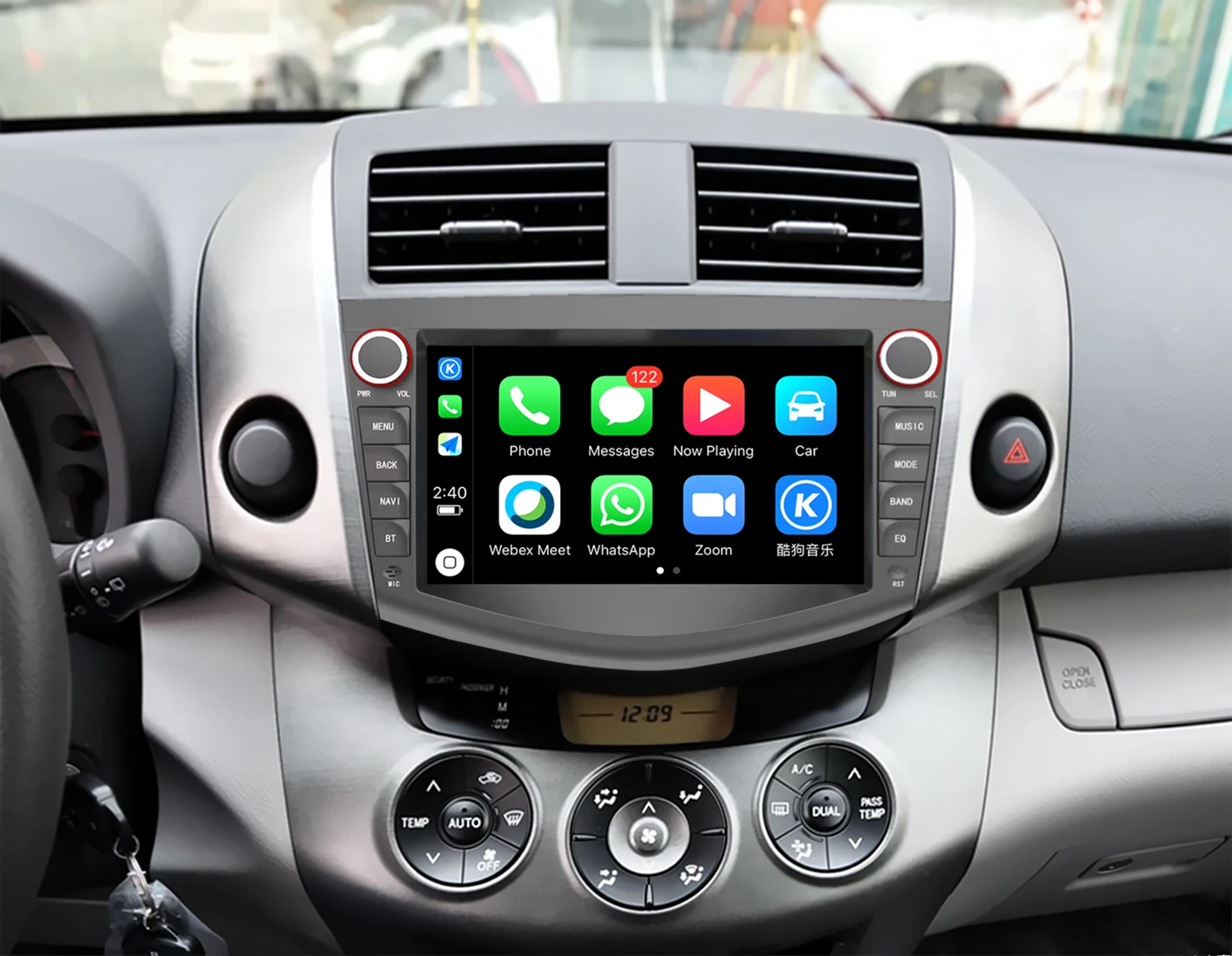 Gerllish ips หน้าจอ 8 นิ้ว Android รถวิทยุสําหรับ Toyota RAV4 Rav-4 2005-2013 เครื่องเล่นมัลติมีเดีย 2Din Carplay DSP นําทาง