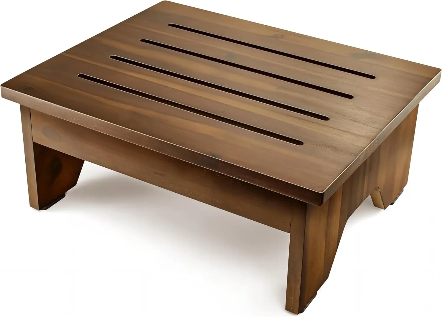 

6.5" Wooden Step Stool for Adults (No Assemble Required) - 500 Lbs One Step Stools for High Bed Riser - Small Stepping Stool