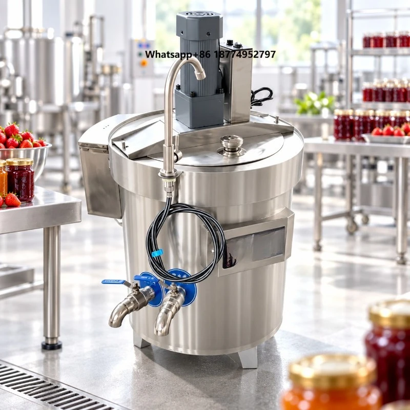 Industrial Food Cooking Machine with Mixer for Restaurant Central Kitchen and Food Factory