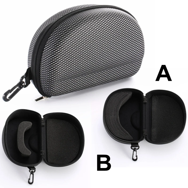 Outdoor Sunglasses Case Military Glasses Box EVA Eyeglasses Cases Mens Eyewear Goggles Casewith Belt Clip Lens Container