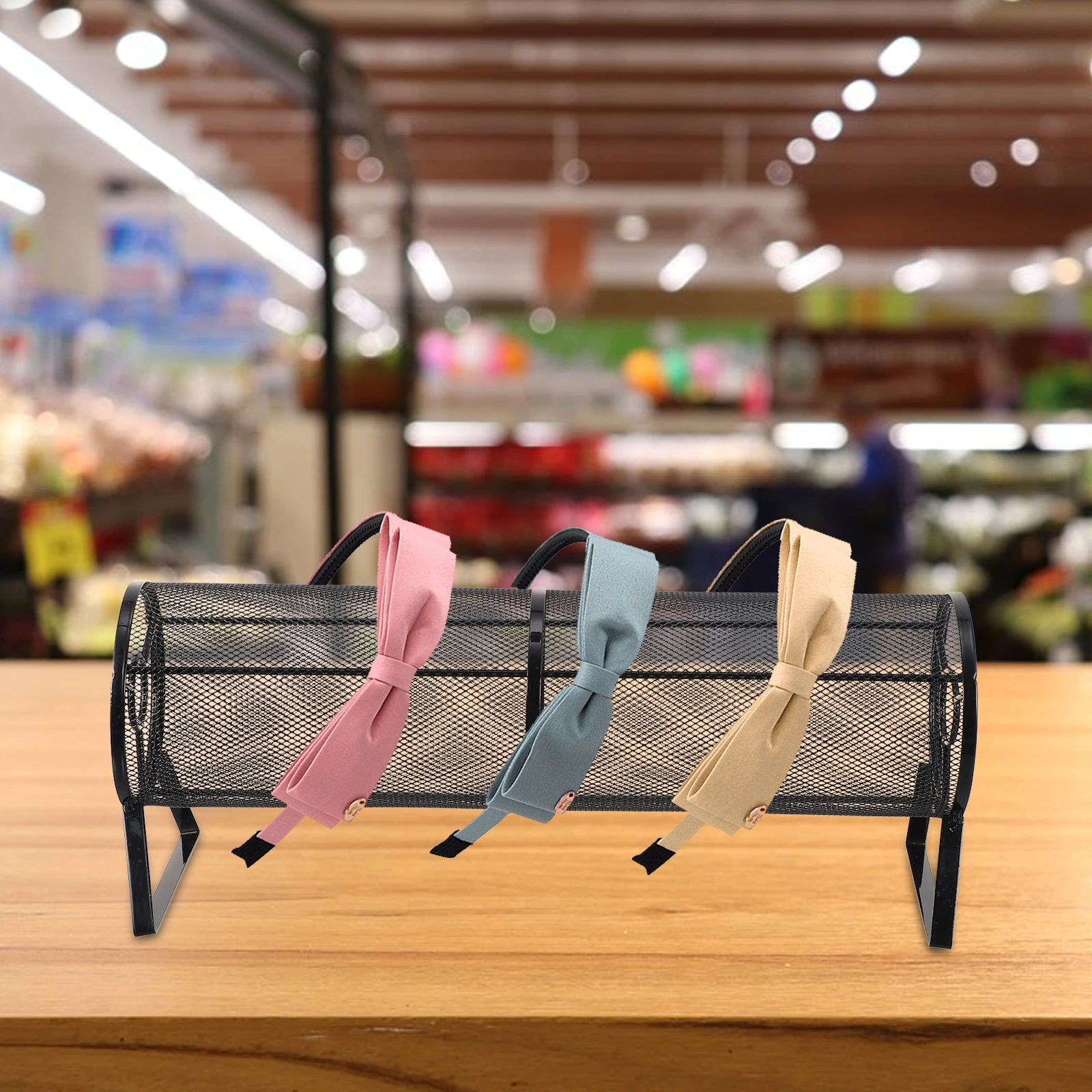 

1pc Hairband Holder Display Stand Iron Hairpin Display Shelf Rack For Home Bedroom Store Decoration Headwear Jewelry Storage