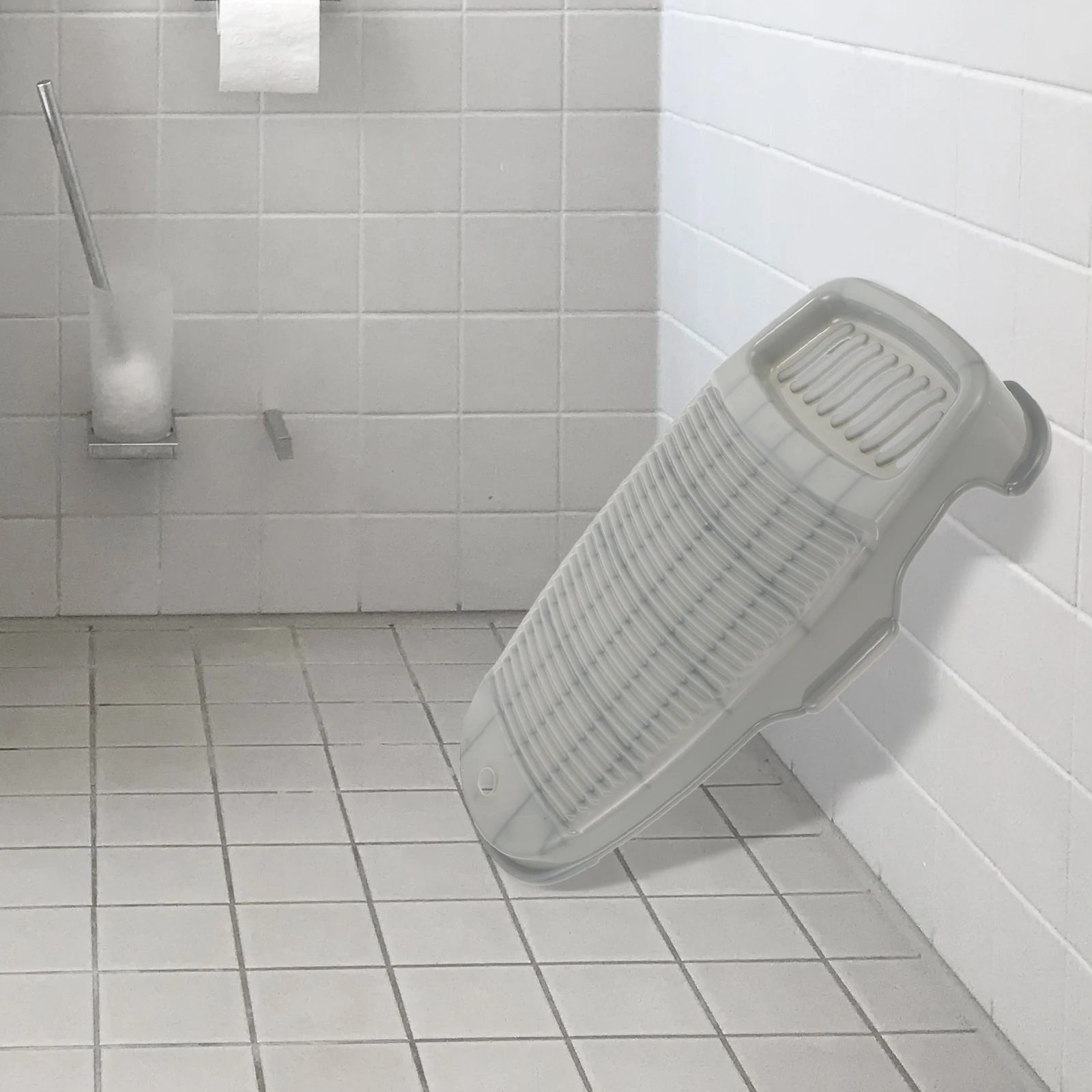 

1Pcs Durable Non-Slip Clothes Washing Board Plastic Washboard Handmade Laundry Tool with Soap Holder