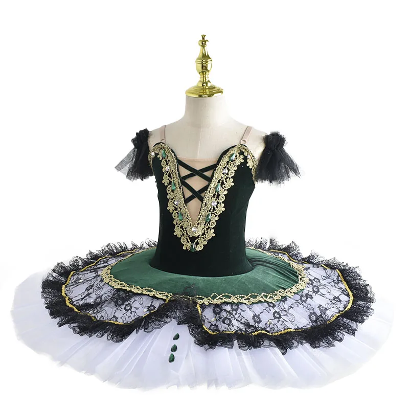 Tutu di balletto professionale bambino bambini ragazze adulti Pancake Tutu Giselle Paquita Costume da balletto donna Ballerina Party Dress Girls