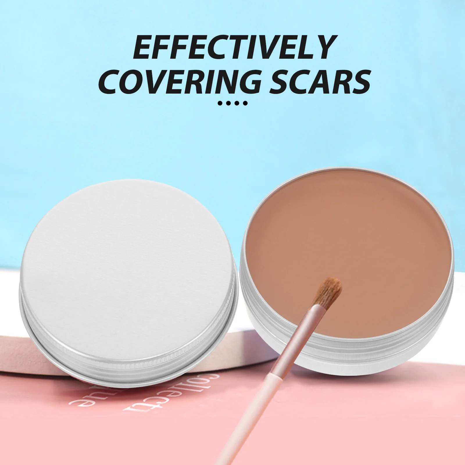 Kit de maquillage en cire pour cicatrices, 1 boîte, effets spéciaux pour Halloween, mastic pour le visage, moulage du nez, cire pour la peau, fausses cicatrices, Film de création, accessoires de Cosplay