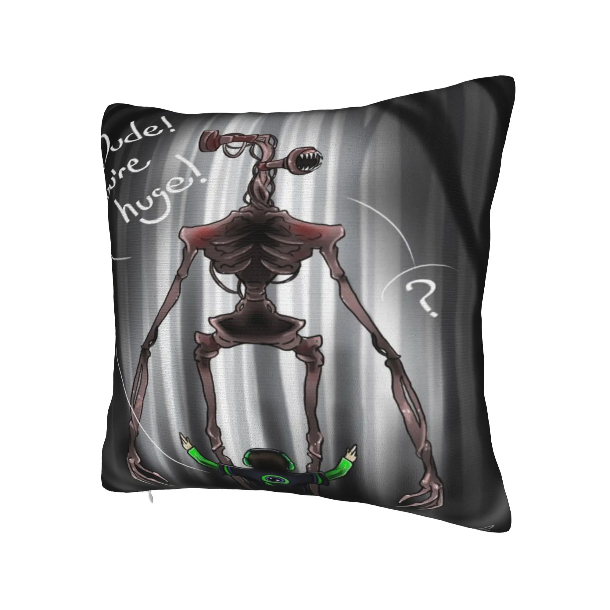 Home Decor Siren Head In Dark Forest Pillowcases Accessories  Pillow Covers Square Multiple Sizes