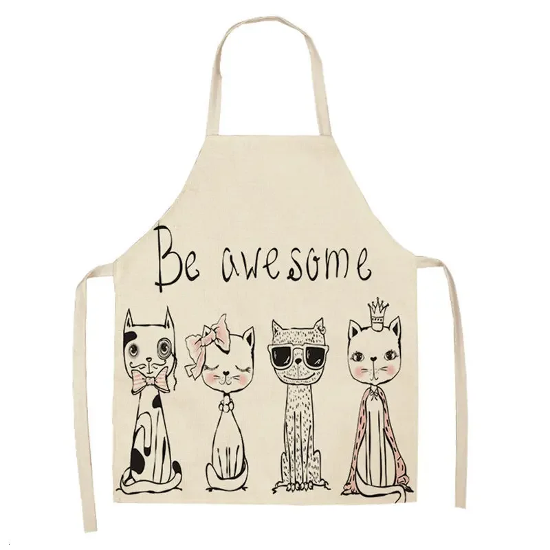 Cat Pattern Kitchen Apron Women Women Kitchen Apron Apron for Hairdresser Aprons for Women Men Kitchen Apron Child Apron Tablier