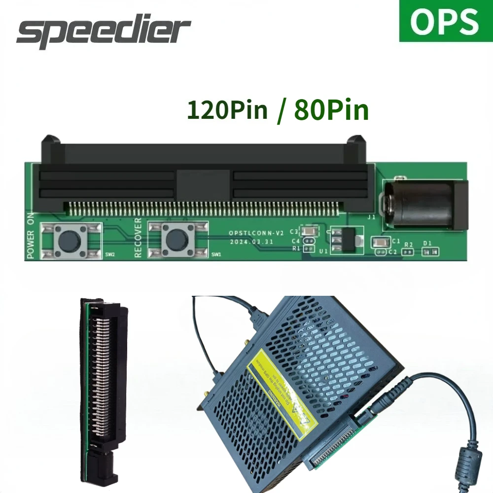 120Pin OPS Power Adapter 80 Pin Teaching Machine PC Computer Adapter Board Intel OPS 80PIN OPS Power Cord Adapter Converter 120P