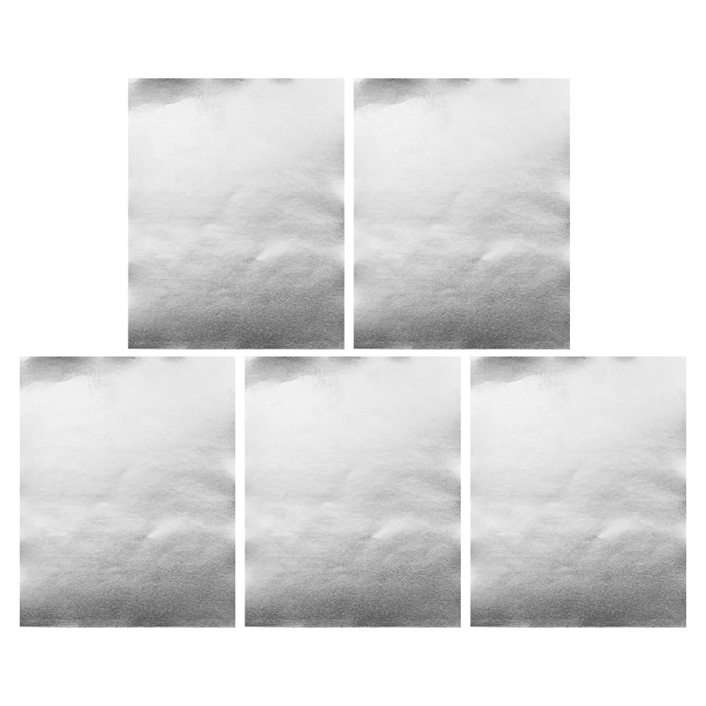 

5 Sheets 0.1mm Thick 6x10cm Cooking Pots Repair Stickers Leak Proof Aluminum Tape for Pans Water Pipes Buckets