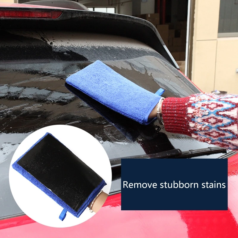 Car Wash Magic Clay Bar Mitt Car Clay Cloth Auto Care Cleaning Towel Clay Cloth Detailing Cleaning Towel D7YA