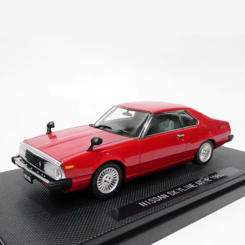 Have Flaws EBBRO 1:43 Scale Nissan SKYLINE GT-E 1980  Alloy Car Model Classic Collection Decoration Static Display-Paint Flaws