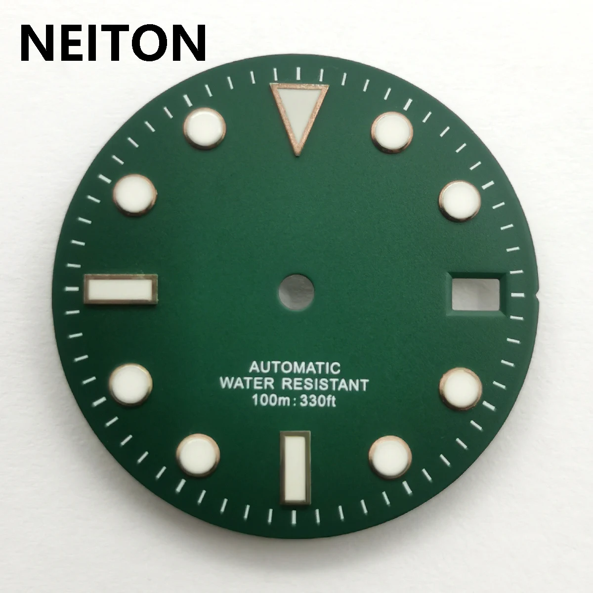 NEITON 28.5mm blue luminous dial fit NH35 Miyota 8205 8215 821A ETA 2836 2824 Mingzhu DG2813 3804 movement